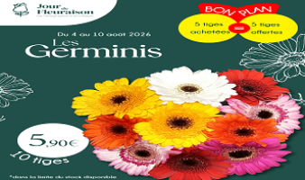 Offre spéciale sur les Germinis mélangés du 4 au 10.08 !
